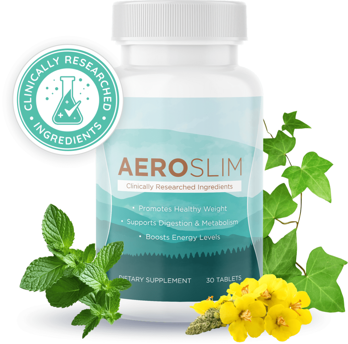 AeroSlim supplement bottle